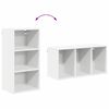 vidaXL Armoire suspendue Blanc 40 x 29,5 x 80 cm Bois d'ing&eacute;nierie
