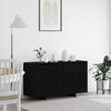 vidaXL Buffet Ch&ecirc;ne noir 135 x 41 x 75 cm Bois d'ing&eacute;nierie