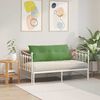 vidaXL Coussin de Dos Vert clair 120 x 50 cm Tissu en velours c&ocirc;tel&eacute;
