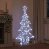 vidaXL Sapin de No&euml;l avec 160 LED Blanc froid 151 cm Acrylique