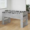 vidaXL Table de Football Gris b&eacute;ton 146,5 x 74 x 85 cm