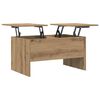 vidaXL Table basse Ch&ecirc;ne artisanal 102 x 50,5 x 46,5 cm
