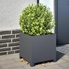 vidaXL Jardinières 2 pcs anthracite 40x40x40 cm acier