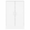 vidaXL Armoire à chaussures Blanc 60x35x92 cm Bois d’ingénierie