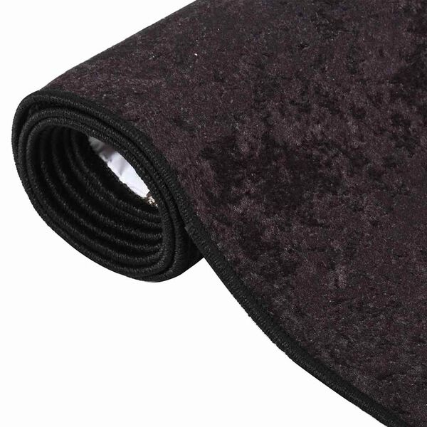 vidaXL Tapis lavable 120x180 cm anthracite