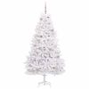 vidaXL Sapin de No&euml;l Artificiel &agrave; Branches Articul&eacute;es Blanc 180 cm