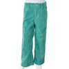 Pantalons pour enfants velours côtelé vert menthe 128
