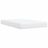 vidaXL Sommier &agrave; lattes de lit avec matelas blanc 120x190cm similicuir