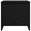 vidaXL Cabinet de chevet Ch&ecirc;ne noir 45 x 34 x 44,5 cm