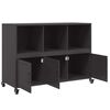 vidaXL Buffet noir 100,5x39x72 cm acier