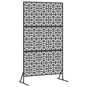vidaXL &Eacute;cran de confidentialit&eacute; 100 x 50 x 180 cm Acier Noir