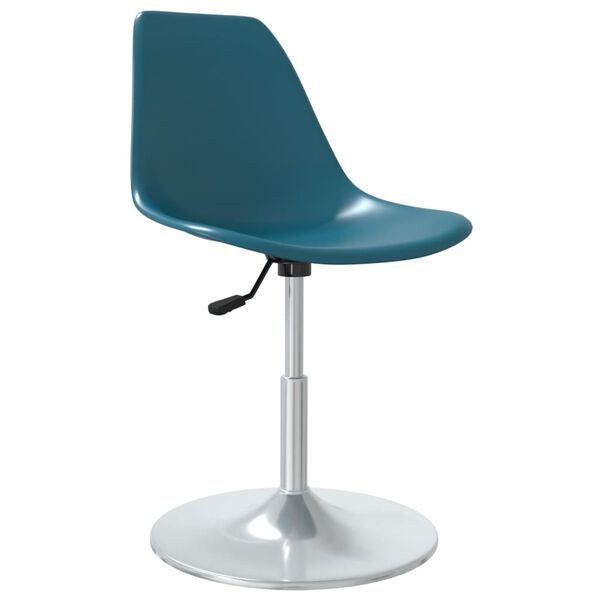 vidaXL Chaises pivotantes &agrave; manger lot de 6 Turquoise PP