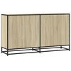 vidaXL Buffet chêne sonoma 134x35x76 cm bois d'ingénierie