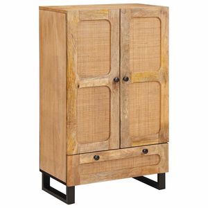 vidaXL Haut Armoire Marron 40 x 33 x 110 cm Bois de mangue massif