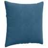 vidaXL Coussins de canapé 2 pcs Bleu 60 x 60 cm