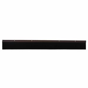 vidaXL Brosses d'&eacute;tanch&eacute;it&eacute; pour porte &agrave; visser 2 pc Marron 100 cm