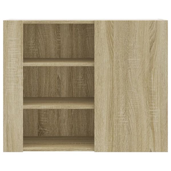 vidaXL Armoire murale chêne sonoma 75x35x60 cm bois d'ingénierie
