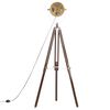 vidaXL Lampadaire à trépied bois de manguier massif 186 cm