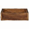 vidaXL Plateau Marron 31 x 29 x 10 cm Bois Recyclé Solide