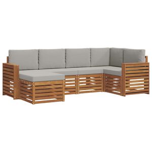 vidaXL Ensemble de canap&eacute;s d'ext&eacute;rieur 6 pc 5 place