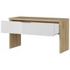 Germania Banc &agrave; chaussures GW-Avino 38x92x51 cm Ch&ecirc;ne Navarre et blanc