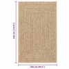 vidaXL Tapis ZIZUR 240x340 cm aspect de jute int&eacute;rieur et ext&eacute;rieur