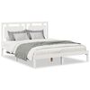 vidaXL Cadre de lit extra long sans matelas 160x220 cm bois massif