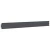 vidaXL Bordures pelouse 10pcs anthracite 10x103cm acier lamin&eacute; &agrave; froid