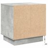 vidaXL Cabinet de chevet 2 pcs Gris b&eacute;ton 44 x 34,5 x 45 cm