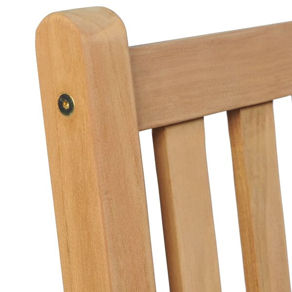 vidaXL Ensemble à manger d'extérieur 5pcs Bois solide de teck