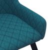 vidaXL Chaises à manger lot de 2 Bleu Velours