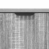 vidaXL Buffet Gris Sonoma 69,5 x 33 x 82 cm Bois d'ing&eacute;nierie
