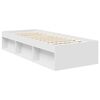 vidaXL Cadre de lit Blanc 75 x 190 cm Bois de pin massif