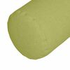 vidaXL Coussins d'accent 2 pcs Vert clair Ø 15 x 40 cm tissu