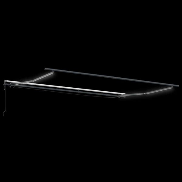 vidaXL Tissu de auvent avec Gris clair 400 &times; 350 cm Polyester