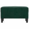 vidaXL Banc Vert fonc&eacute; 70x35x41 cm Velours