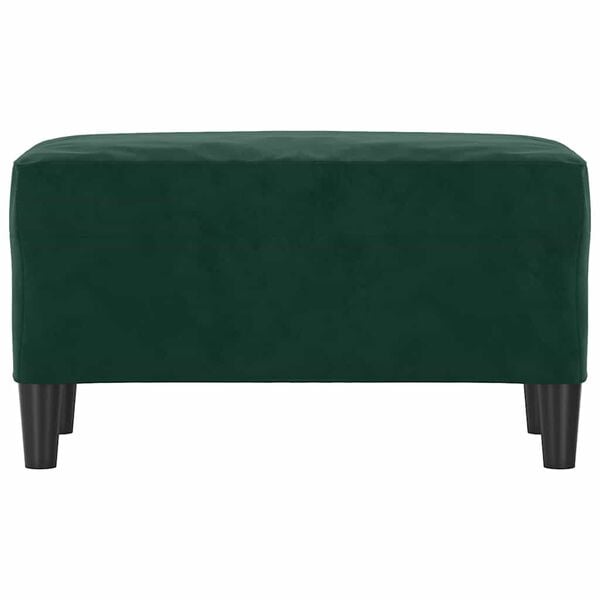 vidaXL Banc Vert fonc&eacute; 70x35x41 cm Velours