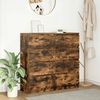vidaXL Buffet ch&ecirc;ne fum&eacute; 100x35x99 cm bois d'ing&eacute;nierie