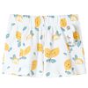 vidaXL Short pour enfants &eacute;cru 128
