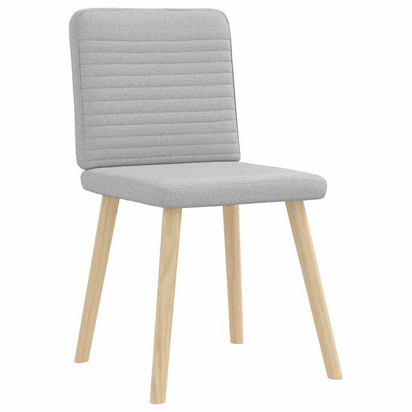 vidaXL Chaises à manger lot de 2 gris nuage tissu