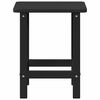vidaXL Table d'appoint Adirondack Noir 38 x 38 x 46 cm HDPE