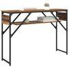vidaXL TableConsole Bois Ancien 105x30x75cm Bois d'ing&eacute;nierie