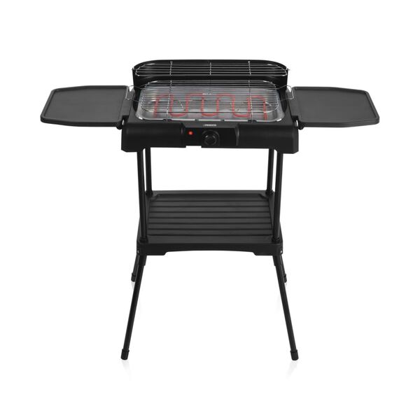 Princess Barbecue &eacute;lectrique avec &eacute;tag&egrave;res lat&eacute;rales 2200 W Noir