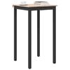 vidaXL Table de bar Naturel 60 x 60 x 105 cm Bois de pin massif