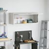 vidaXL Armoire murale pour garage Blanc 90 x 33 x 35 cm