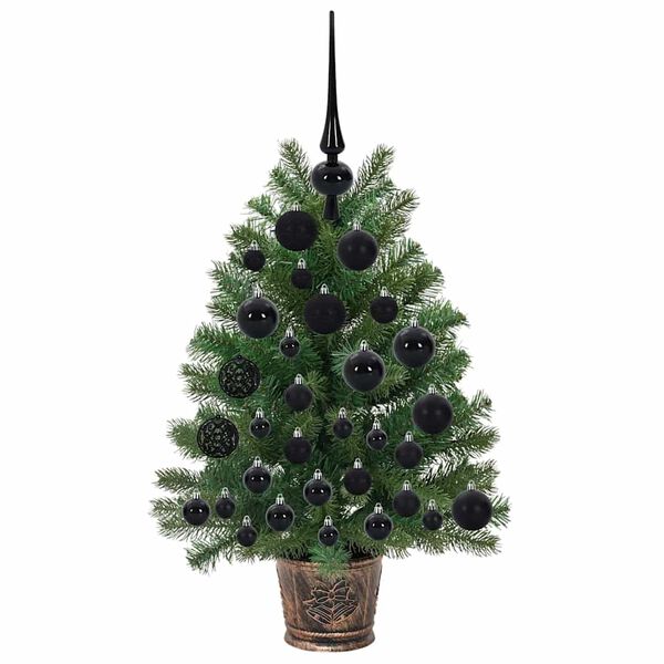 vidaXL Sapin de No&euml;l artificiel avec 150 LED Vert 75 cm PE et PVC
