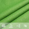 vidaXL Voile d'ombrage 160 g/m² Vert clair 3/4x2 m PEHD