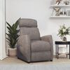 vidaXL Fauteuil Taupe Tissu