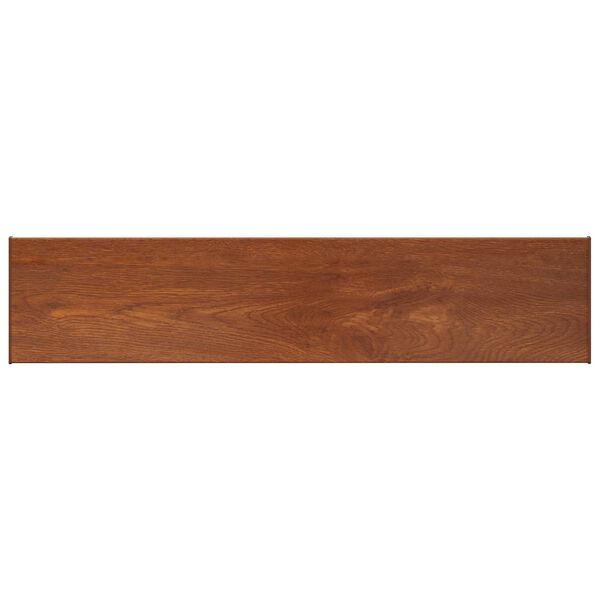 vidaXL Appui de fen&ecirc;tre Bois Brun 160 x 35 x 4,5 cm PVC