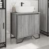 vidaXL Armoire lavabo de salle de bain sonoma gris 60x35x60 cm